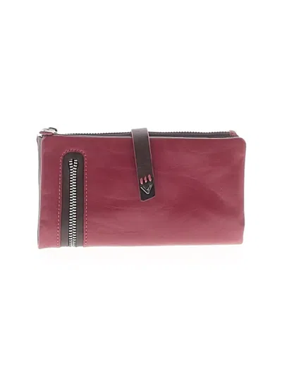 Pre-owned Assorted Brands Wallet In Burgundy