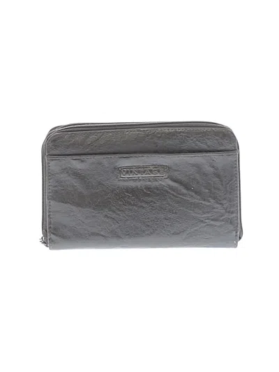 Pre-owned Assorted Brands Wallet In Gray