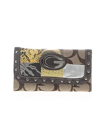 Pre-owned Assorted Brands Wallet In Gray