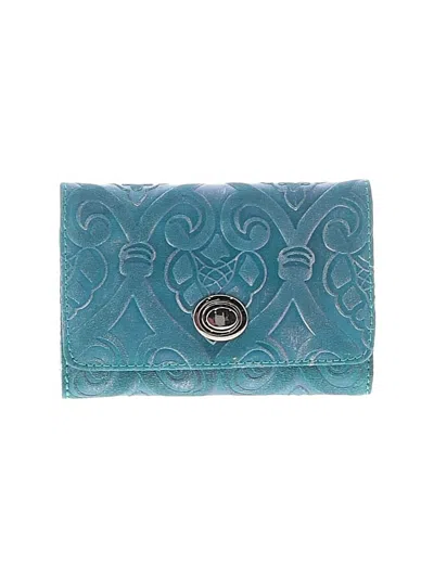 Pre-owned Assorted Brands Wallet In Teal