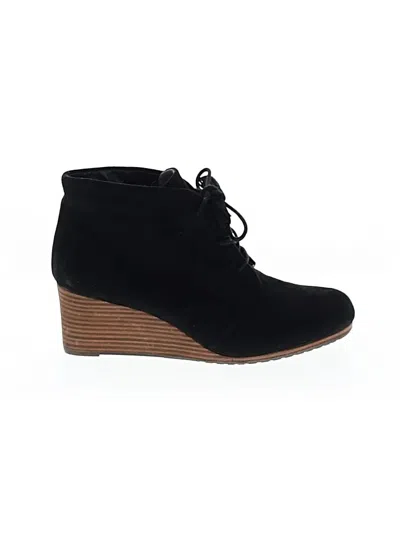Pre-owned Assorted Brands Wedges In Black