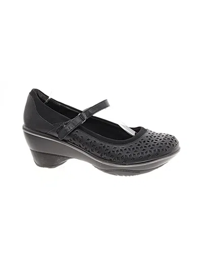 Pre-owned Assorted Brands Wedges In Black