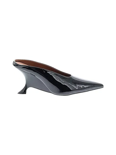 Pre-owned Assorted Brands Wedges In Black