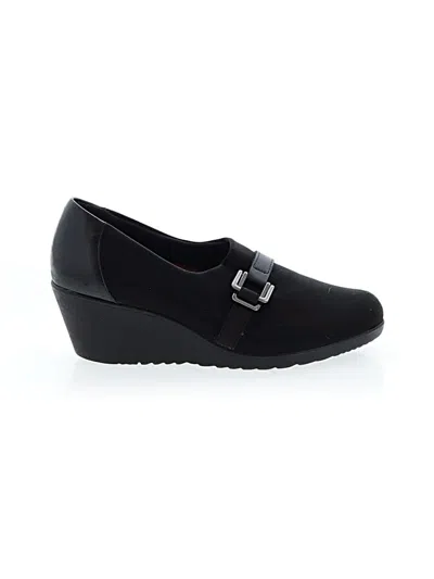 Pre-owned Assorted Brands Wedges In Black