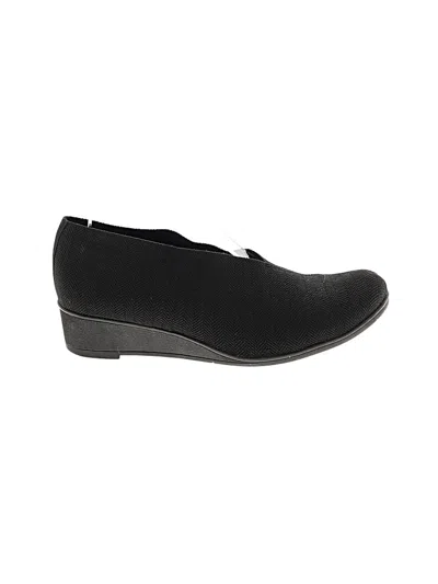 Pre-owned Assorted Brands Wedges In Black