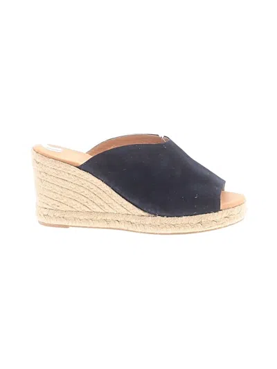 Pre-owned Assorted Brands Wedges In Blue