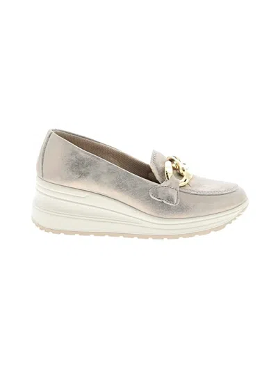 Pre-owned Assorted Brands Wedges In Gray