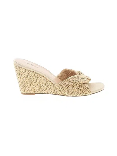 Pre-owned Assorted Brands Wedges In Ivory