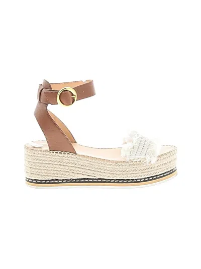 Pre-owned Assorted Brands Wedges In White