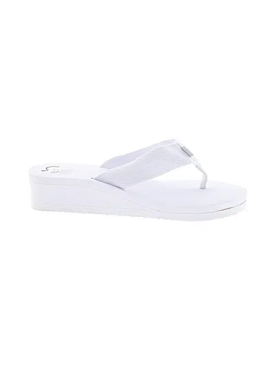 Pre-owned Assorted Brands Wedges In White
