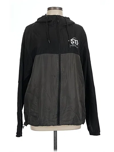 Pre-owned Assorted Brands Windbreaker Jacket In Black