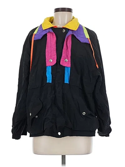Pre-owned Assorted Brands Windbreaker Jacket In Black