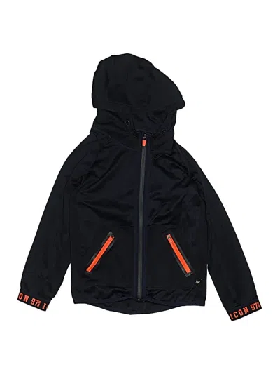Pre-owned Assorted Brands Kids' Windbreaker Jacket In Black