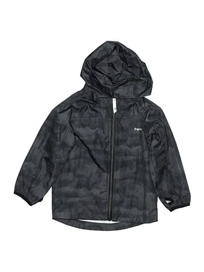 Pre-owned Assorted Brands Kids' Windbreaker Jacket In Black
