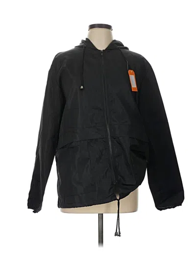 Pre-owned Assorted Brands Windbreaker Jacket In Black