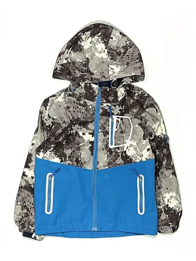 Pre-owned Assorted Brands Kids' Windbreaker Jacket In Blue