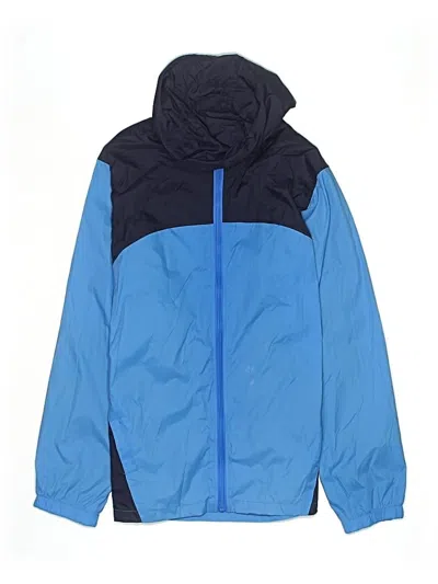 Pre-owned Assorted Brands Kids' Windbreaker Jacket In Blue
