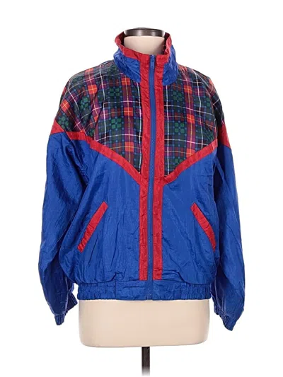 Pre-owned Assorted Brands Windbreaker Jacket In Blue