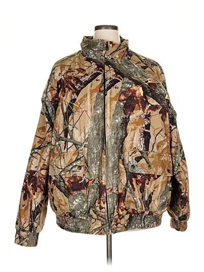 Pre-owned Assorted Brands Windbreaker Jacket In Gold