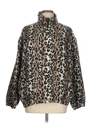 Pre-owned Assorted Brands Windbreaker Jacket In Gold