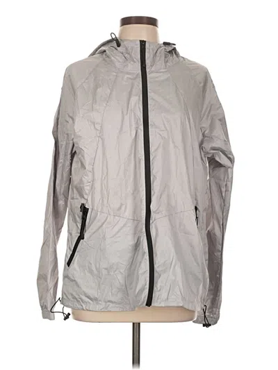 Pre-owned Assorted Brands Windbreaker Jacket In Gray