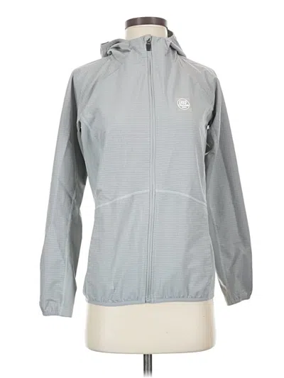 Pre-owned Assorted Brands Windbreaker Jacket In Gray