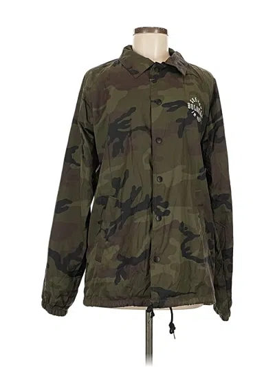 Pre-owned Assorted Brands Windbreaker Jacket In Green