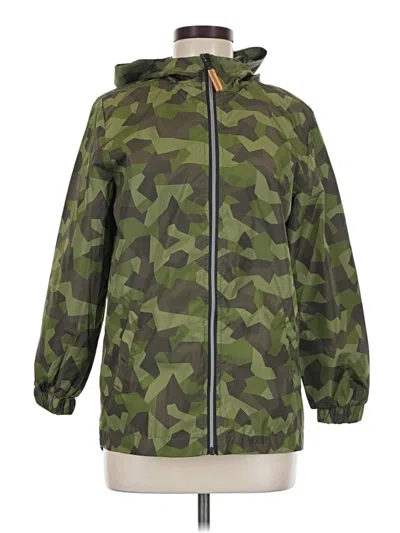 Pre-owned Assorted Brands Windbreaker Jacket In Green