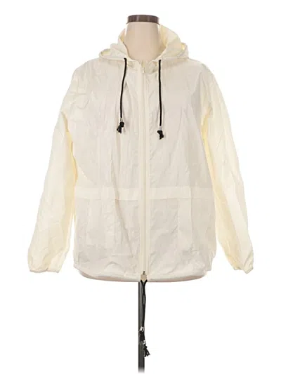 Pre-owned Assorted Brands Windbreaker Jacket In Ivory