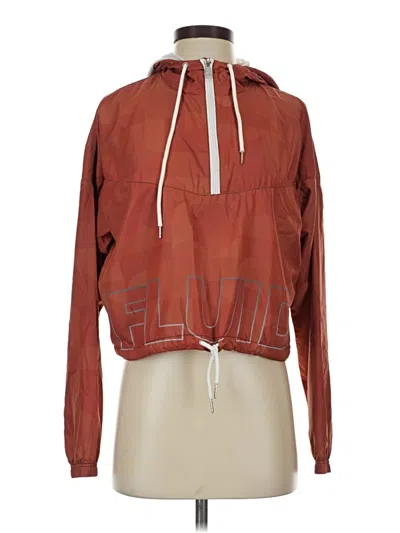 Pre-owned Assorted Brands Windbreaker Jacket In Orange
