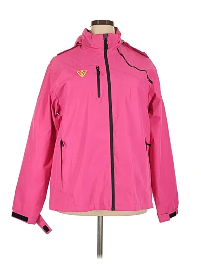 Pre-owned Assorted Brands Windbreaker Jacket In Pink