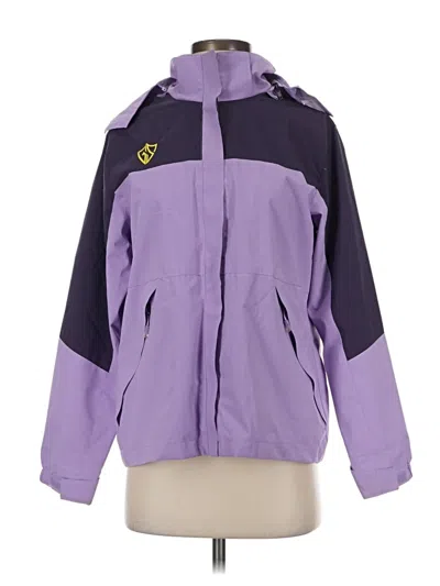 Pre-owned Assorted Brands Windbreaker Jacket In Purple
