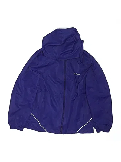 Pre-owned Assorted Brands Kids' Windbreaker Jacket In Purple