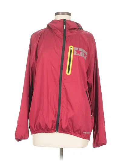 Pre-owned Assorted Brands Windbreaker Jacket In Red