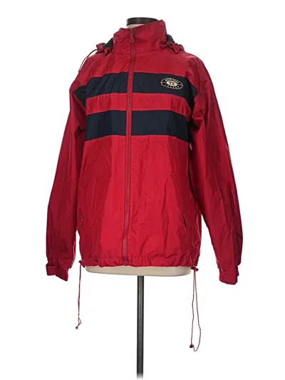 Pre-owned Assorted Brands Windbreaker Jacket In Red