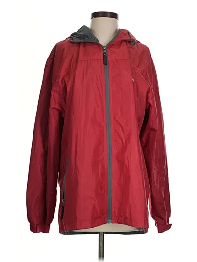 Pre-owned Assorted Brands Windbreaker Jacket In Red