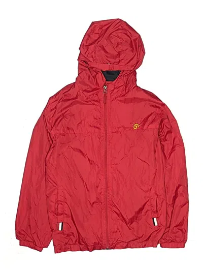 Pre-owned Assorted Brands Kids' Windbreaker Jacket In Red