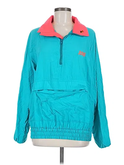 Pre-owned Assorted Brands Windbreaker Jacket In Teal