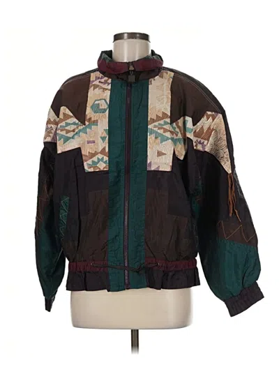 Pre-owned Assorted Brands Windbreaker Jacket In Teal