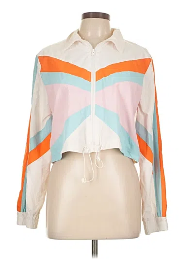 Pre-owned Assorted Brands Windbreaker Jacket In White