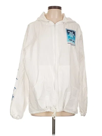 Pre-owned Assorted Brands Windbreaker Jacket In White
