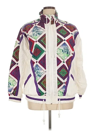 Pre-owned Assorted Brands Windbreaker Jacket In White