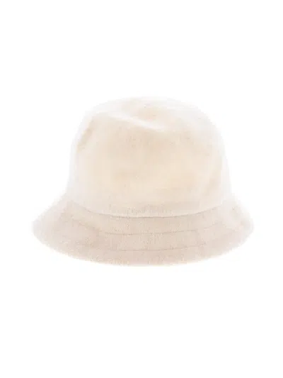Pre-owned Assorted Brands Winter Hat In Ivory