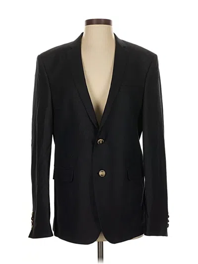 Pre-owned Assorted Brands Wool Blazer Jacket In Black