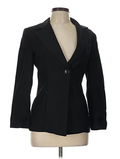 Pre-owned Assorted Brands Wool Blazer Jacket In Black