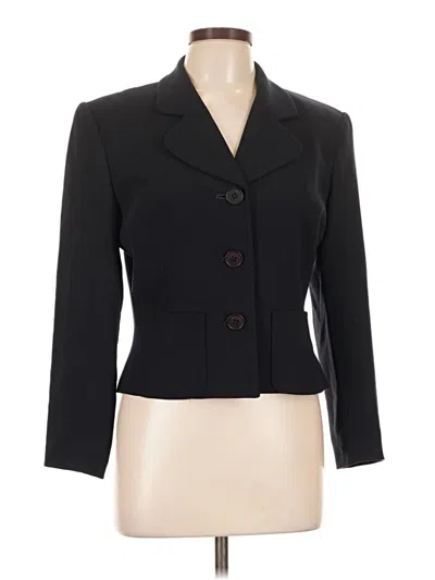 Pre-owned Assorted Brands Wool Blazer Jacket In Black