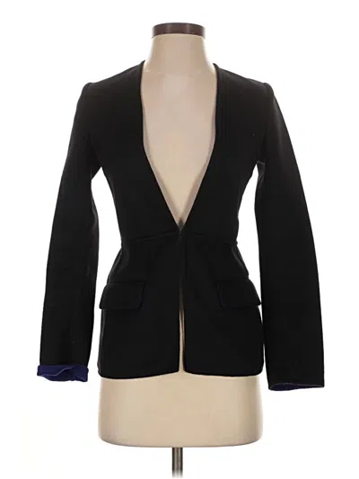 Pre-owned Assorted Brands Wool Blazer Jacket In Black