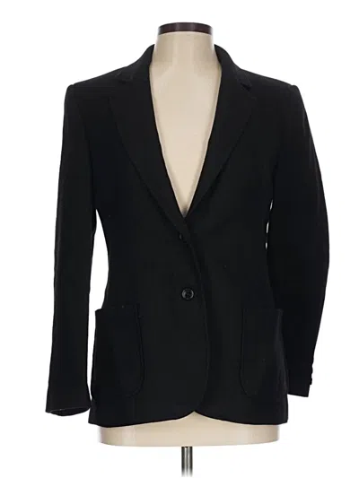 Pre-owned Assorted Brands Wool Blazer Jacket In Black
