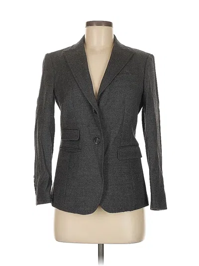 Pre-owned Assorted Brands Wool Blazer Jacket In Gray