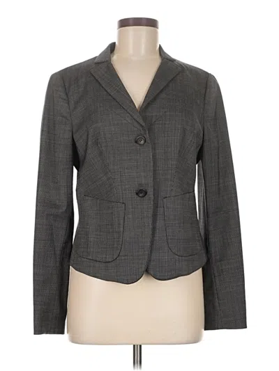 Pre-owned Assorted Brands Wool Blazer Jacket In Gray